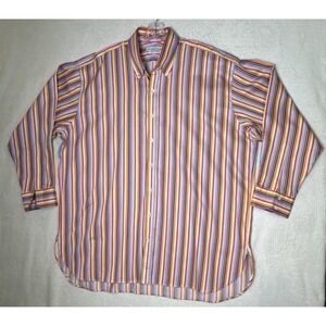 W H Taylor Shirtmaker Button-Down Handcrafted Bespoke Made to Order 18.5/47